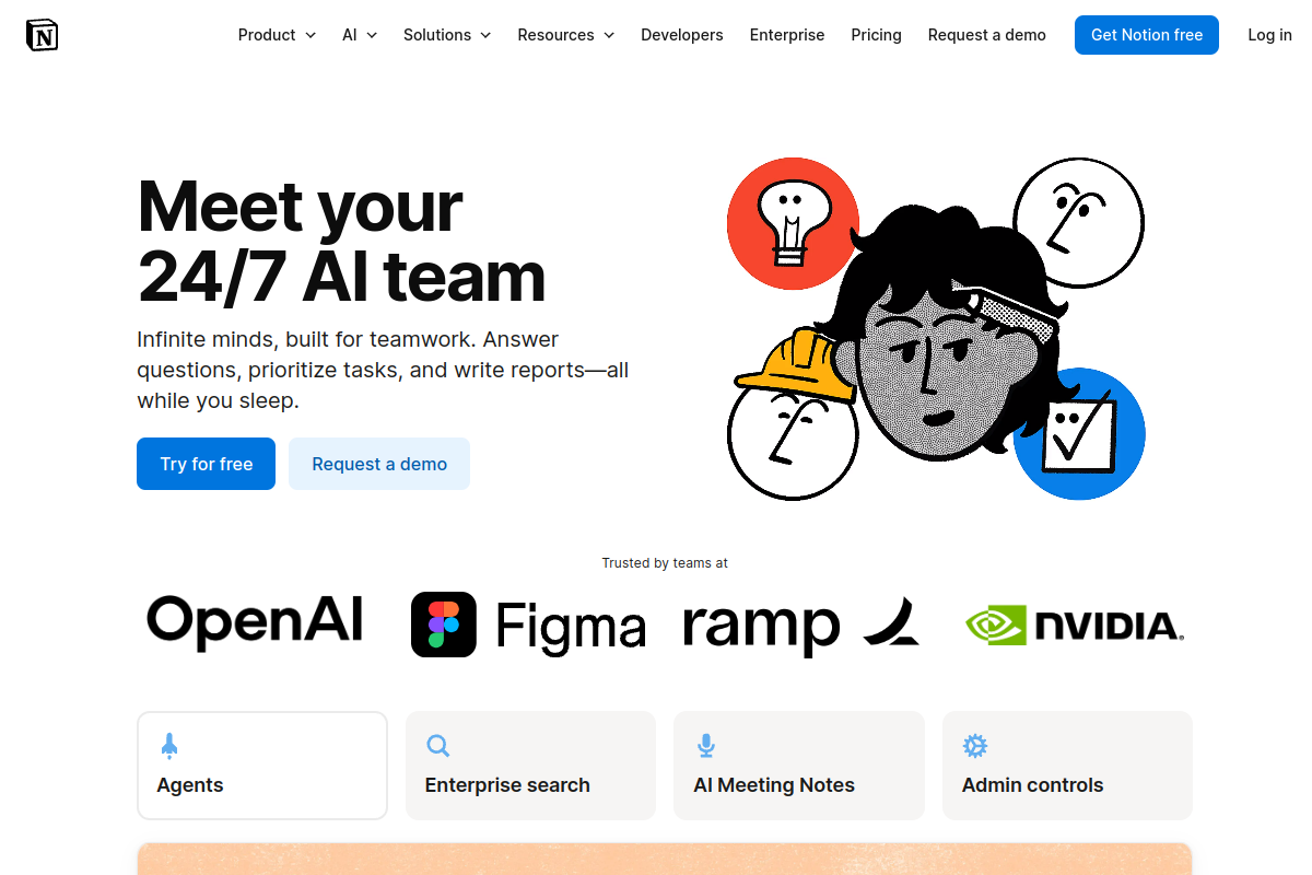 Notion AI product screenshot